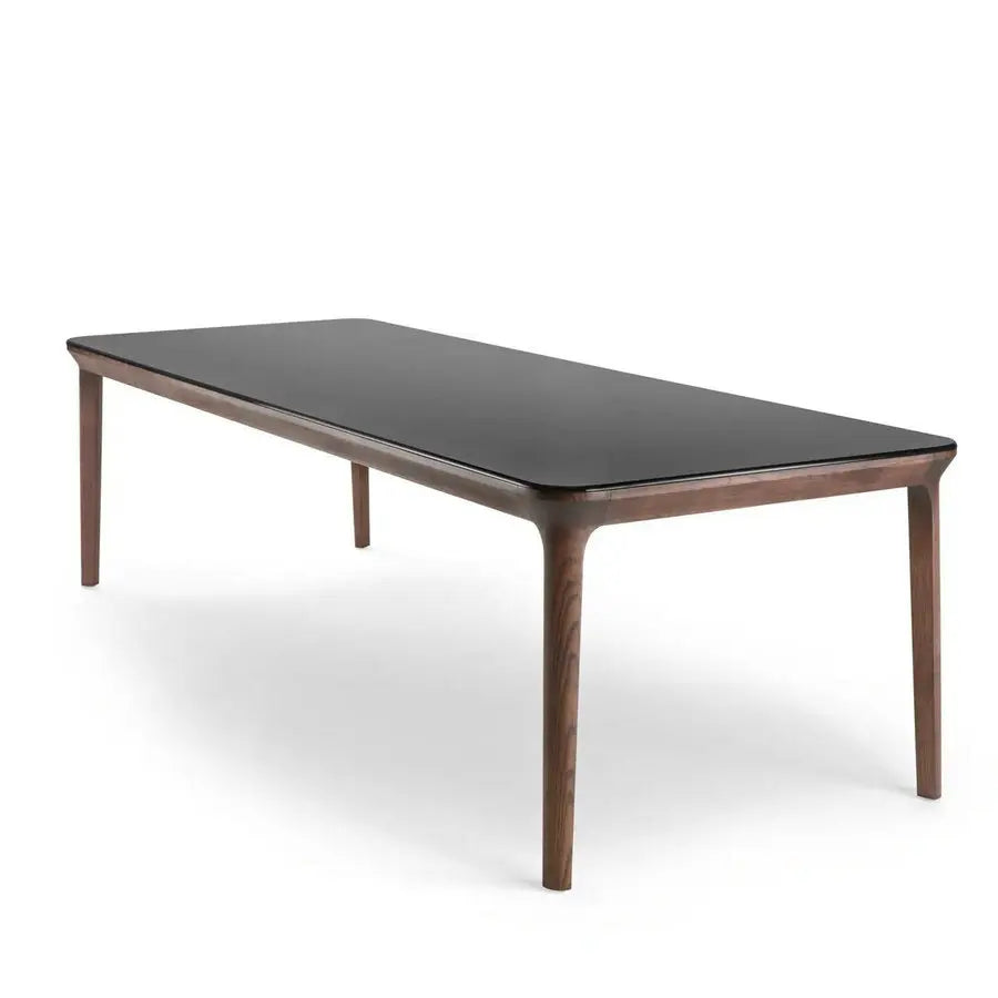 Luxury Italian Design Rectangular Wood Dining Table for Modern Homes