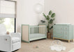 Premium 4-in-1 Convertible Wooden Baby Crib with 3 Adjustable Height Levels