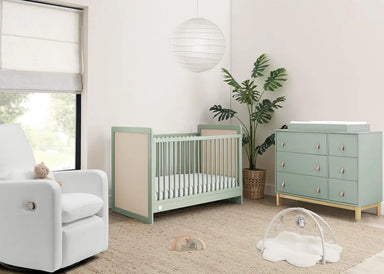 Premium 4-in-1 Convertible Wooden Baby Crib with 3 Adjustable Height Levels
