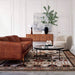 Modern Oatmeal Cotton Upholstered Swivel Club Chair for Living Room & Hotel