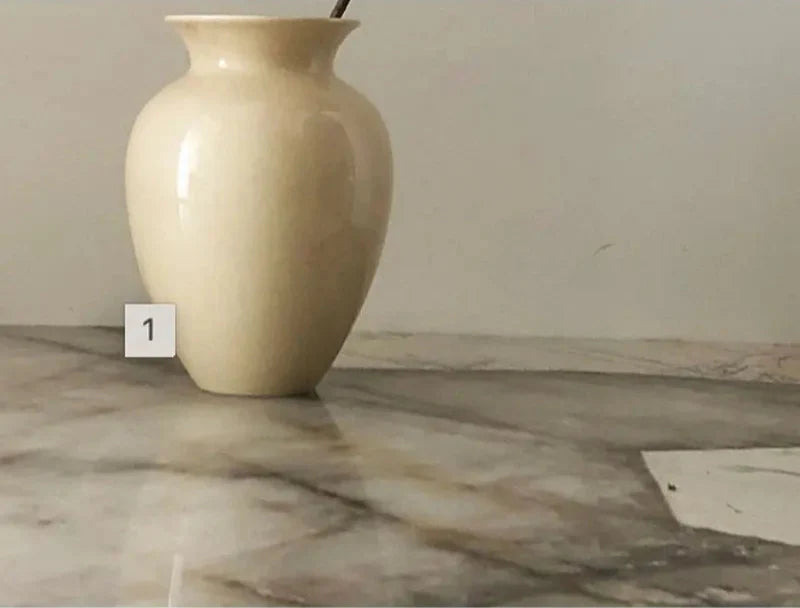 Elegant Translucent Natural Marble Console Table for Entryway Living Room Decor