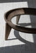 Wabi Sabi Recycled Elm Round Coffee Table with Tempered Glass Top