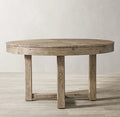 Versatile Solid Wood Round Dining Table for Home, Hotel, Restaurant
