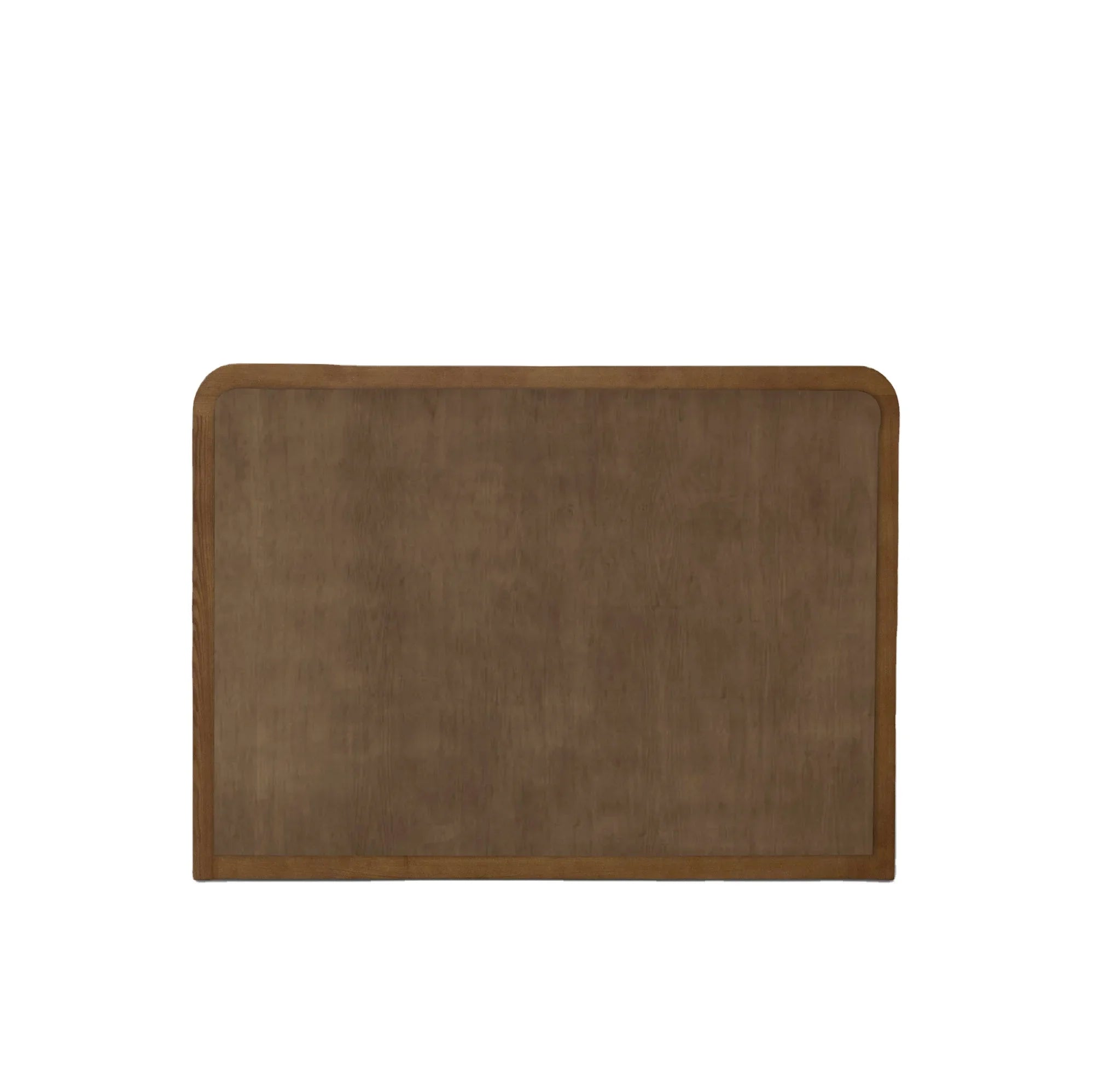 King Size Linen Upholstered Bed Frame, Solid Oak Storage, Rounded Design