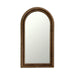 Elegant Arch Full Length Floor Mirror, Solid Wood Frame, Adjustable Stand