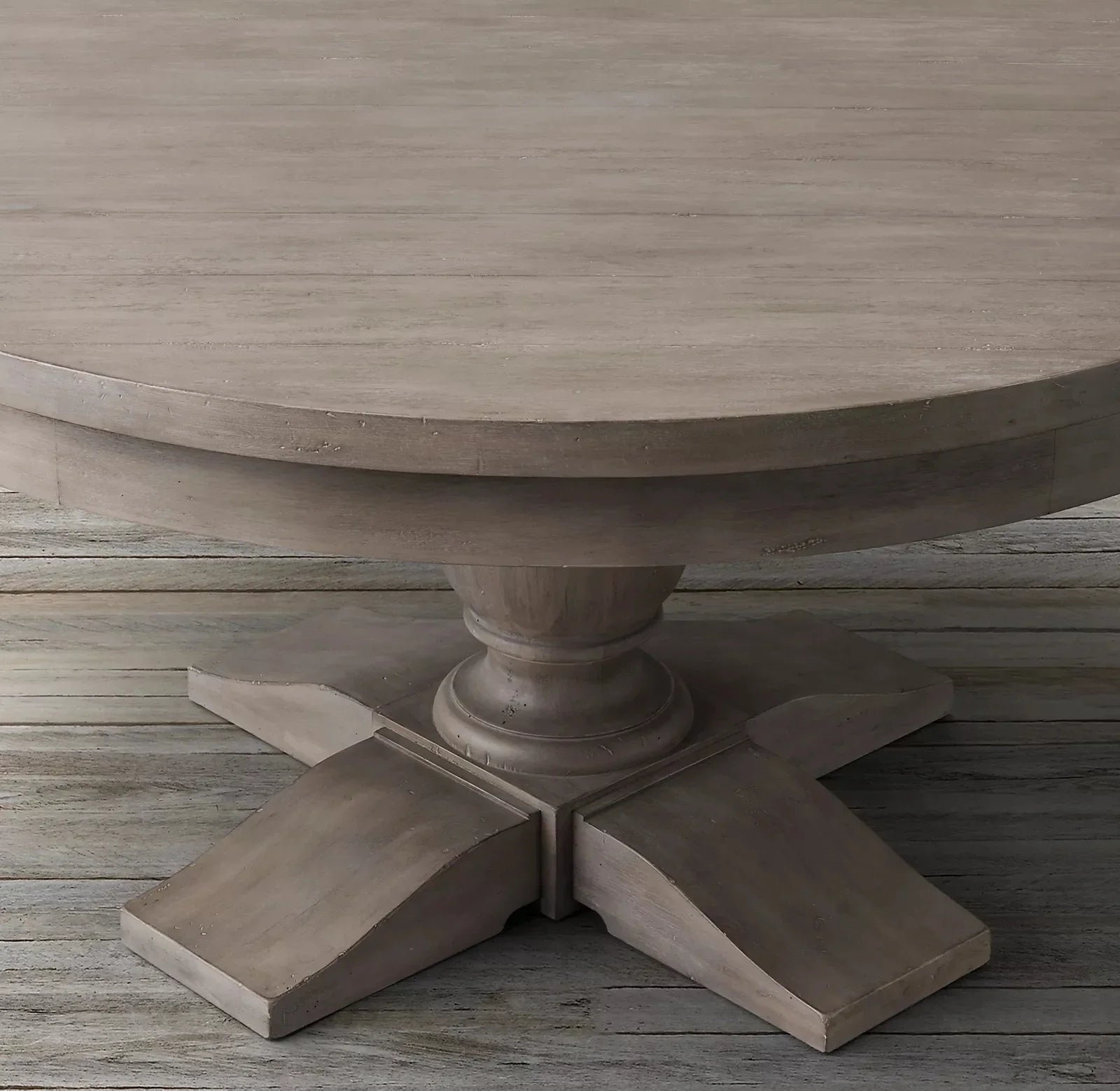 Premium Round Solid Wood Dining Table: Handmade, Elegant Home & Kitchen Furniture