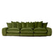Luxury Modular Green Velvet Sofa, Modern Sectional Couch for Living Room