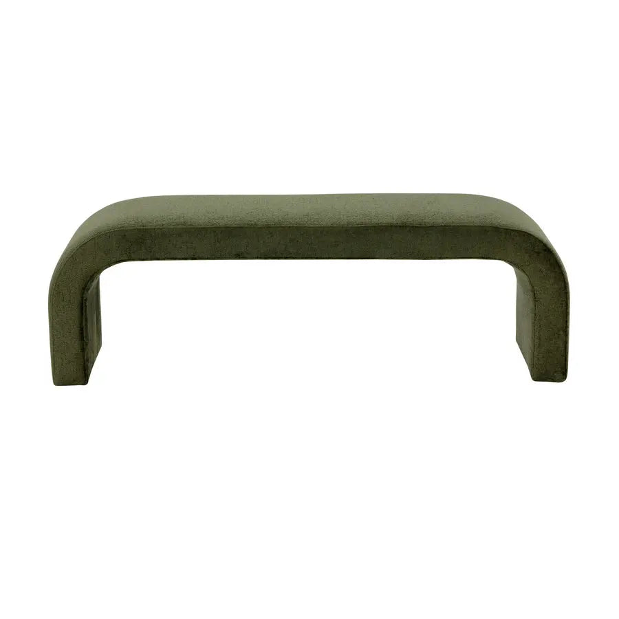 Modern Velvet Arch Ottoman Bench, Living Room & Bedroom Luxury Seating