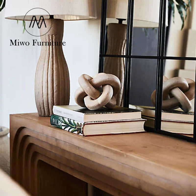 Modern Natural Solid Wood Narrow Entryway Sofa Backrest Console Table