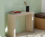 Luxurious Natural Travertine Console Table for Elegant Entryway Living Room