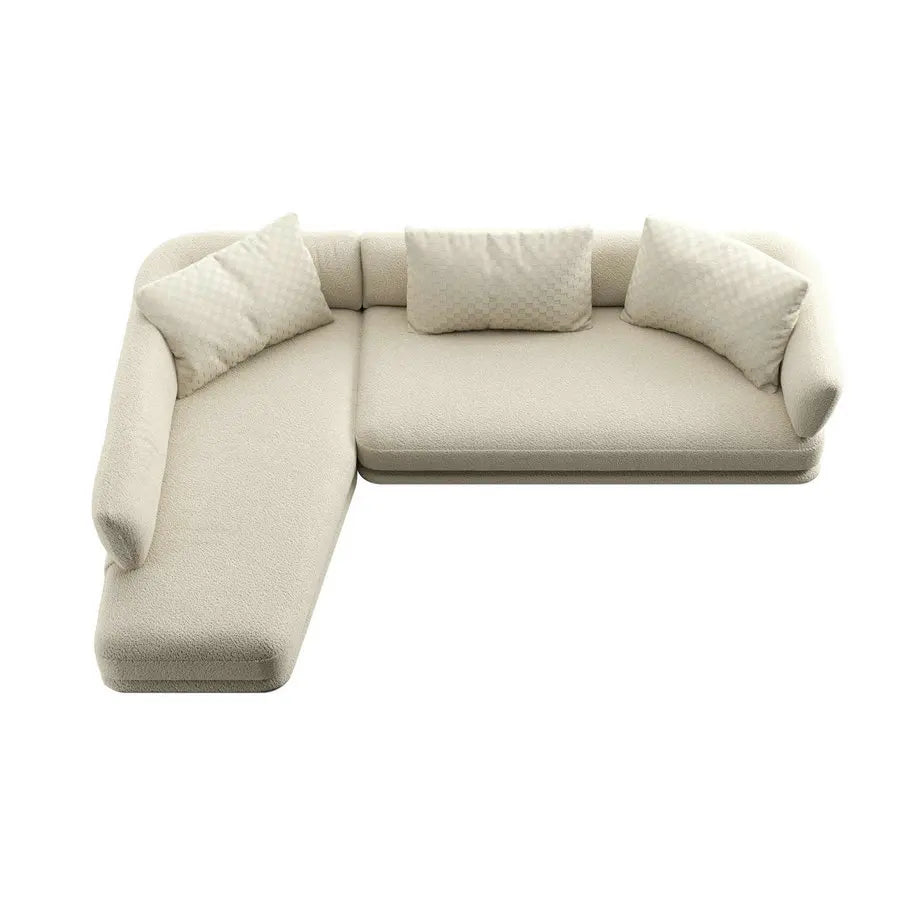 Luxury Curved Modular Fabric Sectional Sofa - Ergonomic Designer Living Room Couch
