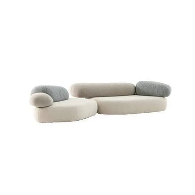 Elegant Modular Pebble Fabric Sofa Set for Modern Living Room Spaces