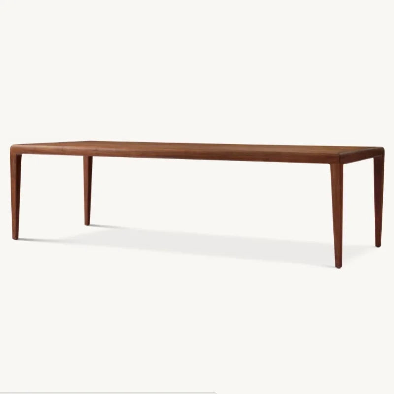 Elegant Square Solid Wood Dining Table – Customizable for Restaurants, Villas & Hotels