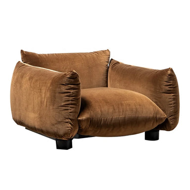 Elegant Italian Modern Velvet Armchair High-End Lounge Chair for Living Room