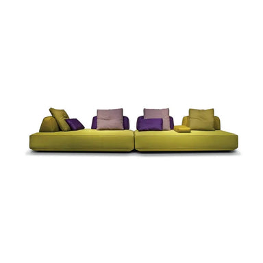 Modern Light Luxury Velvet Modular L-Shape Sofa Set for Living Room Comfort