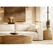 Luxurious Modern Modular Fabric Sofa with Solid Wood Frame and Convertible Bed