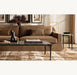 Modern Industrial Steel & Glass Console Table - Handcrafted Rectangular Entryway Furniture