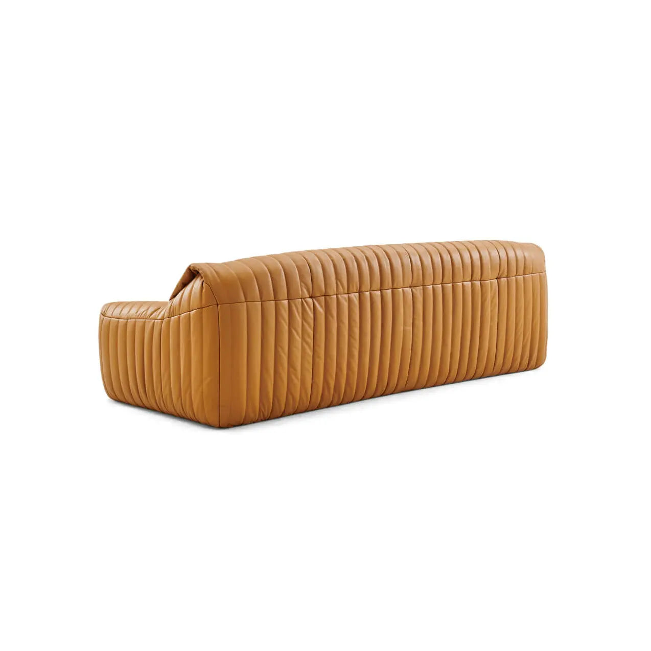 Modern Minimalist Leather Upholstered Sofa Couch for Living Room Comfort