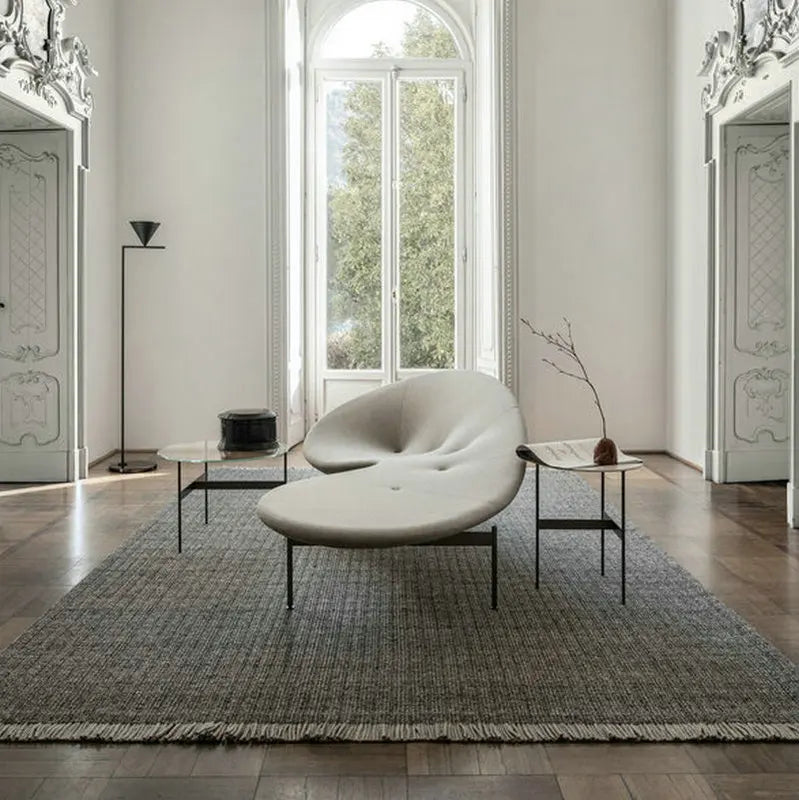 Modern Fiberglass Eda-Mame Pea Shaped Day Bed Lounge Sofa for Living Room