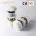 Durable Brass Ceramic Pop-Up Waste Drain for Bathroom Basin Sink