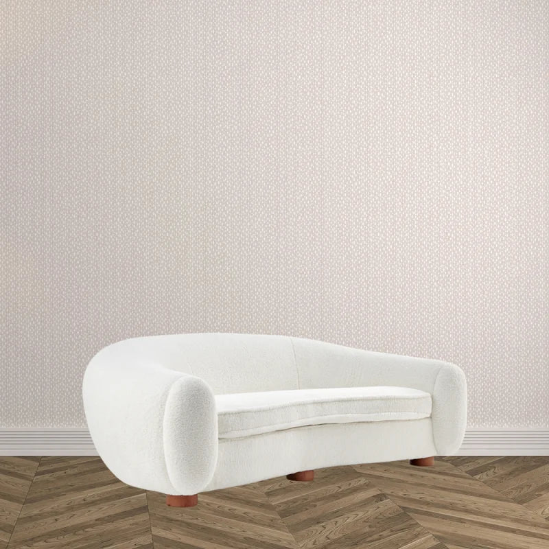 Luxury Modern Italian Design Boucle Velvet 3-Seater Polar Bear Sofa