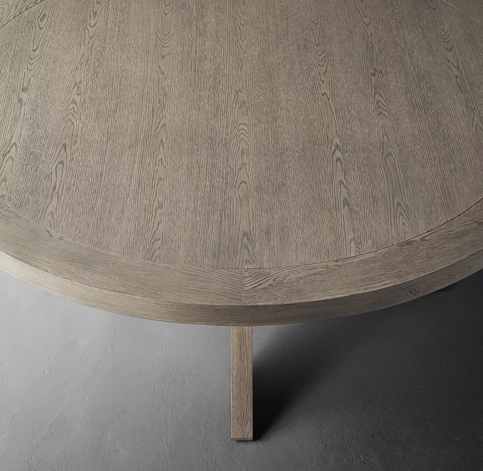 Elegant Round Solid Wood Handmade Dining Table for Home Dining Rooms