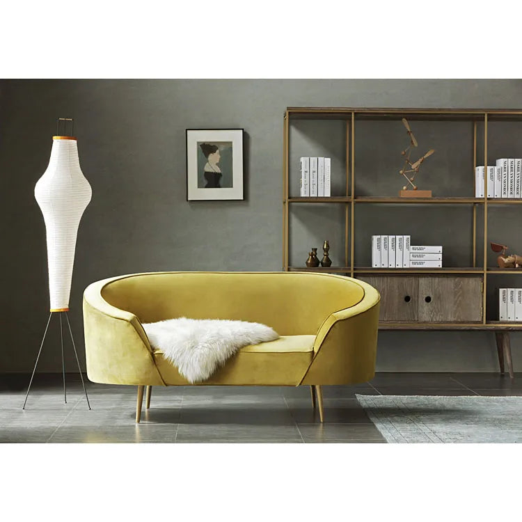 Luxurious Scandinavian Mid-Century 3-Seat Sofa - Nordic Classic Living Room Furniture