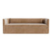 Modern Velvet Curved Sofa: Solid Wood Frame Living Room Couch