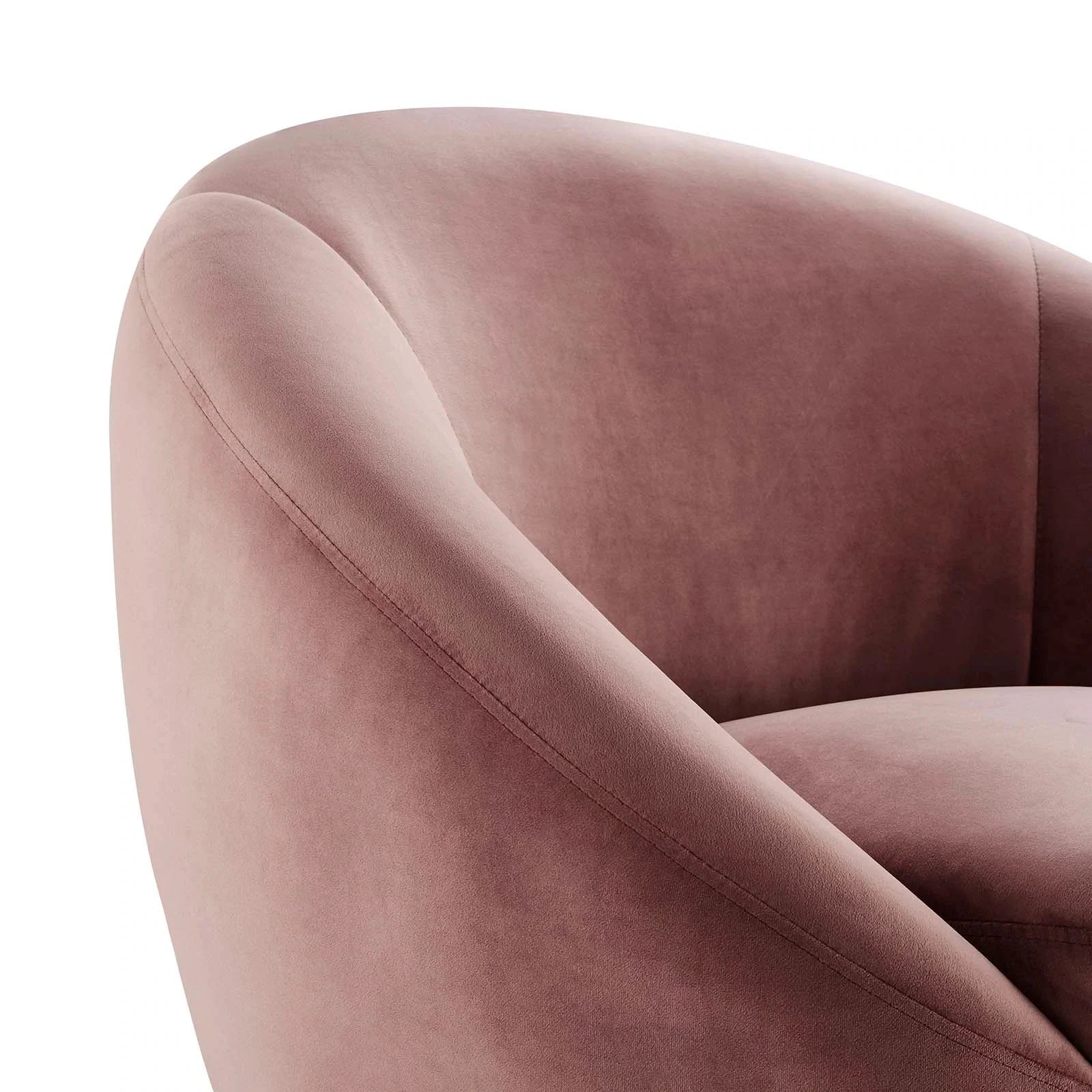 Buttercup Velvet Swivel Accent Chair, Modern Design for Living Room Comfort