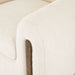 Modern Upholstered Tub Accent Chair for Indoor Living Room Seating Comfort