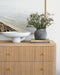 Elegant Solid Oak Sideboard Storage Cabinet Dresser for Living Room & Bedroom