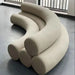 Modern Luxury Curved Velvet U-Shape Living Room Sectional Sofa Set