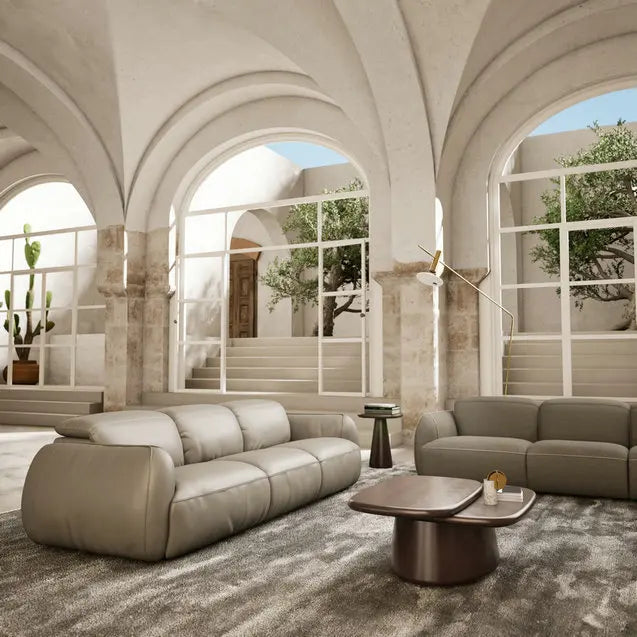 Modern L-Shape Sectional Sofa: Faux Leather, Modular Design, Comfort Couch