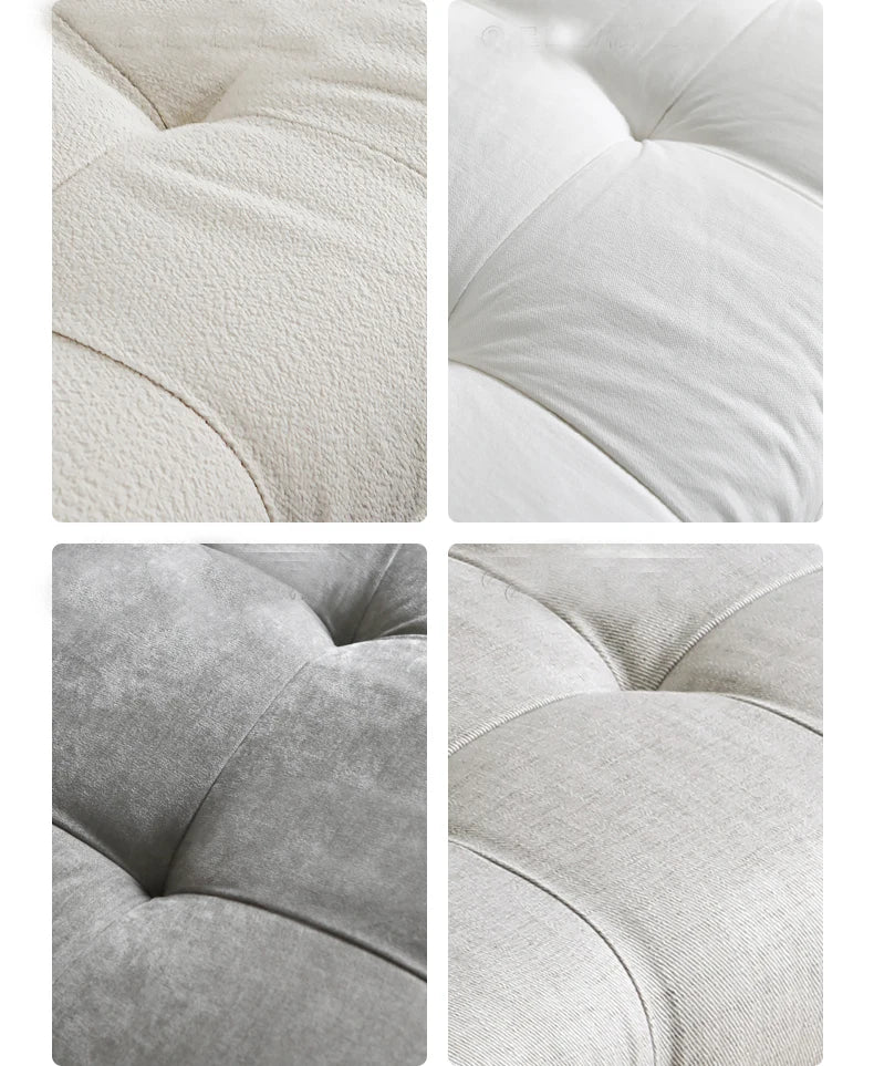 Plush Modern Sectional Cloud Sofa Boucle Fabric Customizable Nordic Design