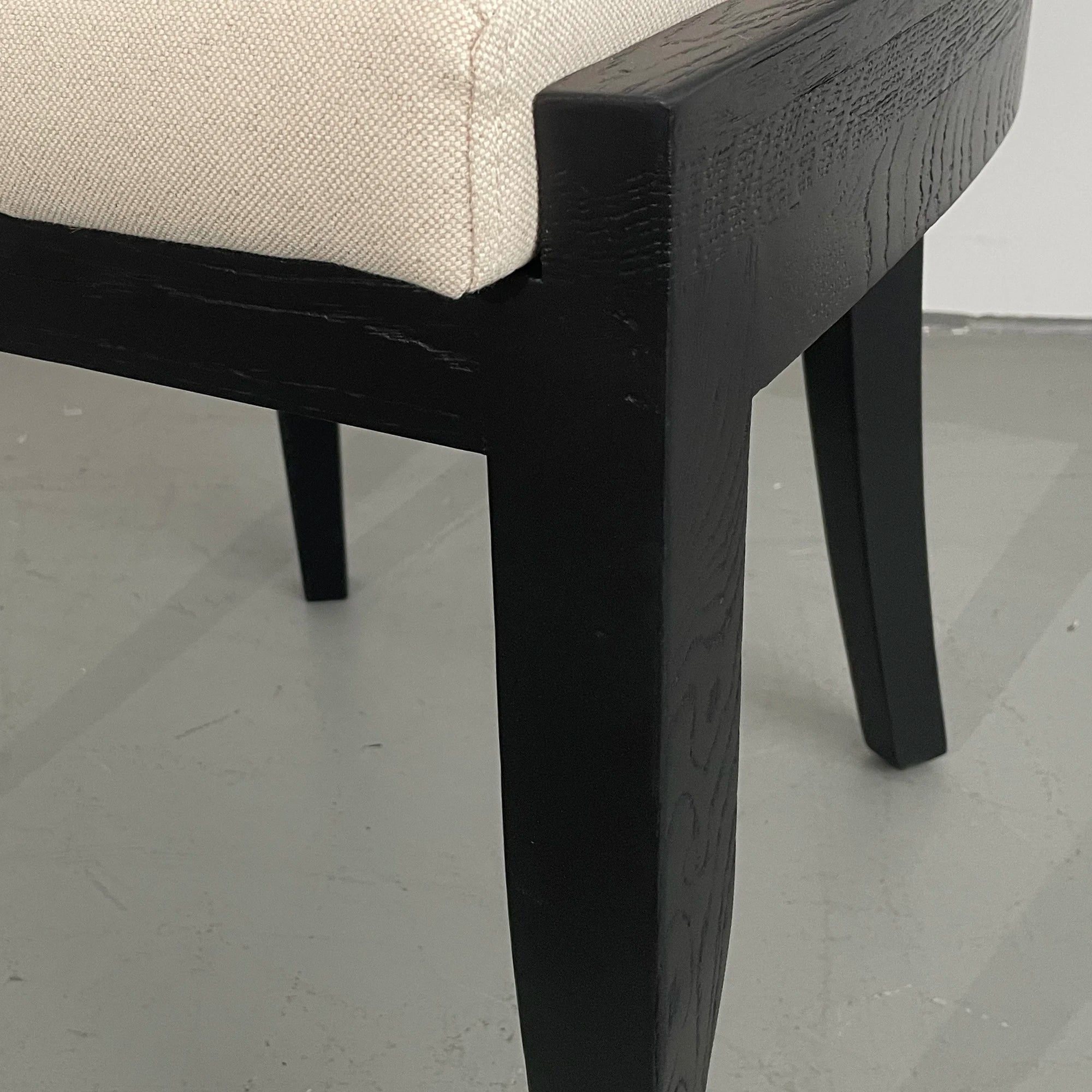 Elegant French Solid Oak Dining Chair with Rattan Cane Back for Wedding & Home