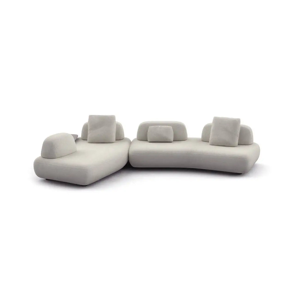 Luxury Italian Design Fabric Modular Sectional Sofa for Modern Living Rooms