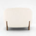 Modern Upholstered Tub Accent Chair for Indoor Living Room Seating Comfort