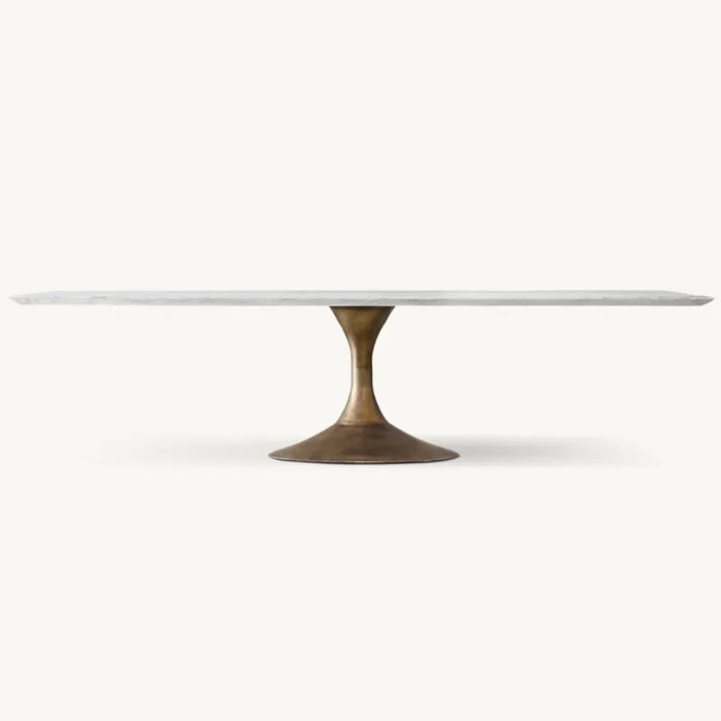 Elegant American Luxury Dining Table Set, Customizable for Hotels & Villas