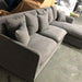 Elegant L-Shaped Sectional Linen Sofa: Modern Living Room Sleeper Design, Comfortable & Stylish