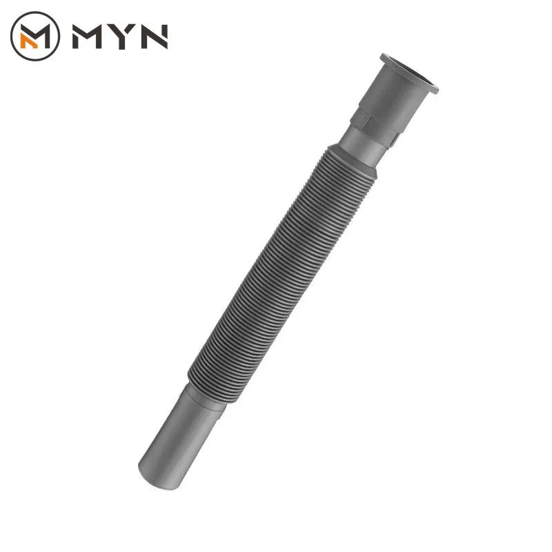 Adjustable Odor Proof Bathroom Sink Drain Pipe - Stainless Steel & Plastic