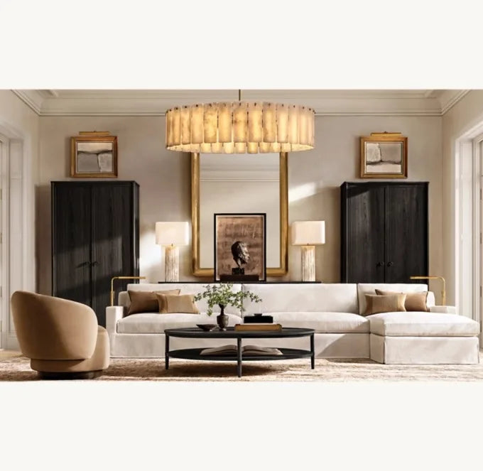 Luxury Handcrafted Classic Design Wood Frame Indoor Living Room Swivel Armchair