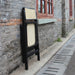 Elegant Black Foldable Wooden Rattan Dining Chair for Events, Home, Weddings