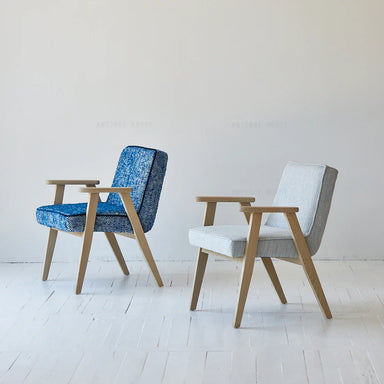 Modern Minimalist Japandi Style Relaxing Living Room Accent Chair