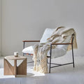 Plush Cloud Armchair: Scandinavian Modern Velvet Accent Chair for Living Room