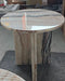 Elegant Tiramisu Beige Natural Stone Modern Side Table for Living Room