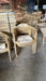 Solid Oak Curved Back Woven Round Stackable Dining Chair for Events