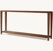 Elegant Solid Wood Console Entryway Table with Storage for Modern Living Rooms