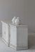 Wabi-sabi Recycled Pine Sideboard Cabinet: Rustic Minimalist Living Room Storage