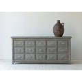 Scandinavian Rustic Recycled Pine Sideboard Cabinet with Multiple Drawers