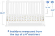 Portable Folding Wood Crib: Secure, Space-Saving, Easy-Fold Nursery Bed for Travel